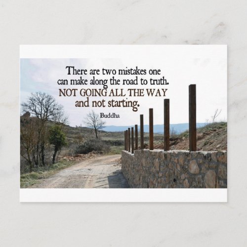 Inspirational Quote __ Buddha Postcard