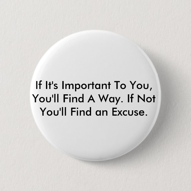 Inspirational Quote Button (Front)