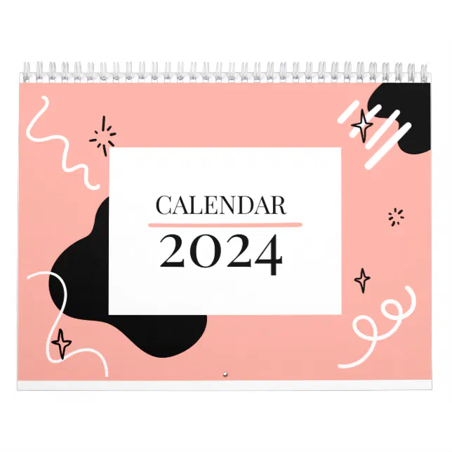 Inspirational quote calendar 2024 Zazzle