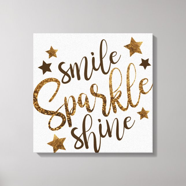 Inspirational Quote Canvas Print (Front)