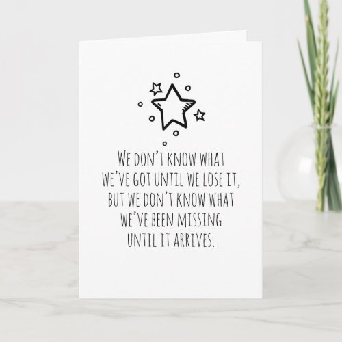 Inspirational quote card