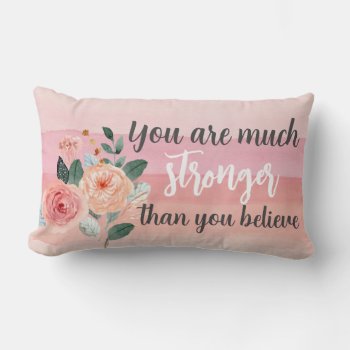 Inspirational Quote Floral Throw Pillow by Godsblossom at Zazzle