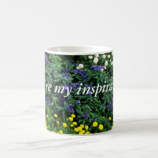 Inspirational Quote Flowers Photo  Classic  Mug