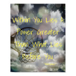 Inspirational Quote For Netball Lovers Poster Inspirational Quote For Netball Lovers Poster