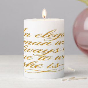 Inspirational Quote for Women Candle