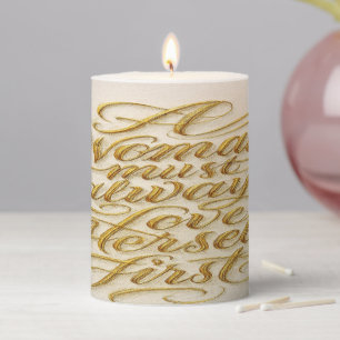 Inspirational Quote for Women Candle