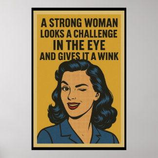 Inspirational Quote For Women Poster