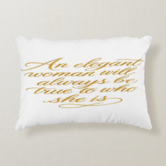 Inspirational Quote for Women Throw Pillow