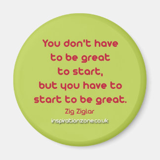 Inspirational Quote Fridge Magnet
