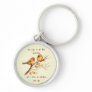 Inspirational quote His Eye is on the Sparrow, Keychain