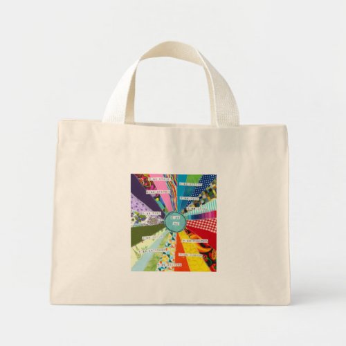 Inspirational quote I am   postive messages Mini Tote Bag