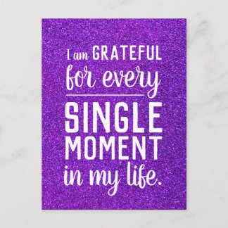Inspirational Quote I Am Statements Motivational Postcard