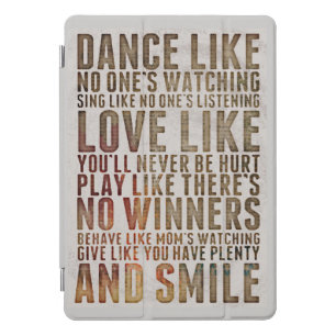 Inspirational Quote iPad Pro Cover