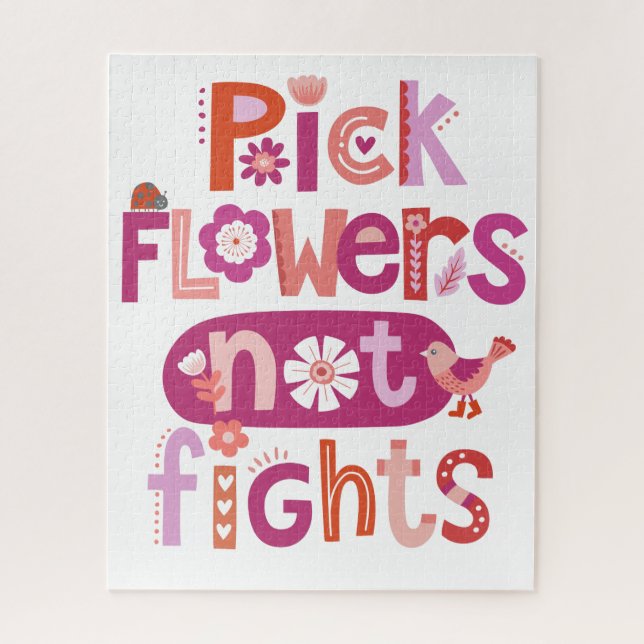Inspirational Quote Jigsaw Puzzle (Vertical)