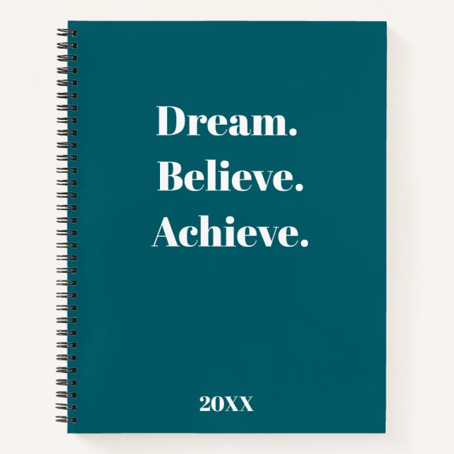 Inspirational Quote Journal & Planner Design (Front)