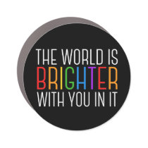 Inspirational Quote Mental Health Encouragement Car Magnet