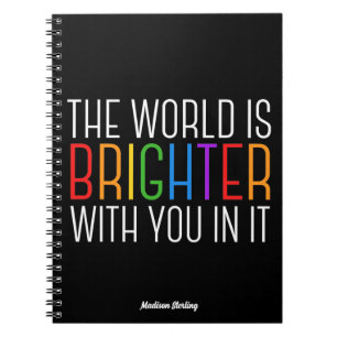 Inspirational Quote Mental Health Encouragement Notebook