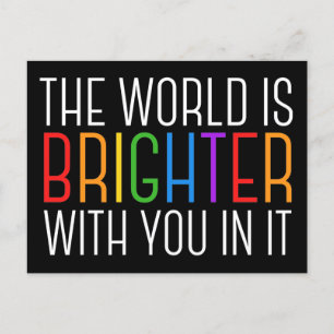 Inspirational Quote Mental Health Encouragement Postcard