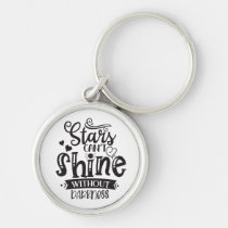 Personalised Be Silly Honest Kind Inspirational Keychain