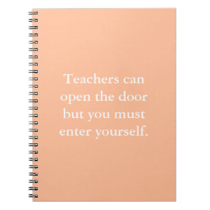 Inspirational Quote Motivational Teaching Notebook