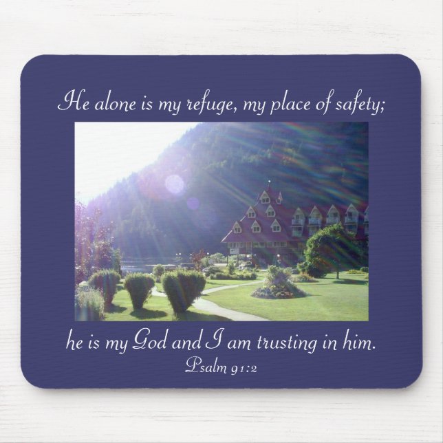 Inspirational Quote Mousepad (Front)