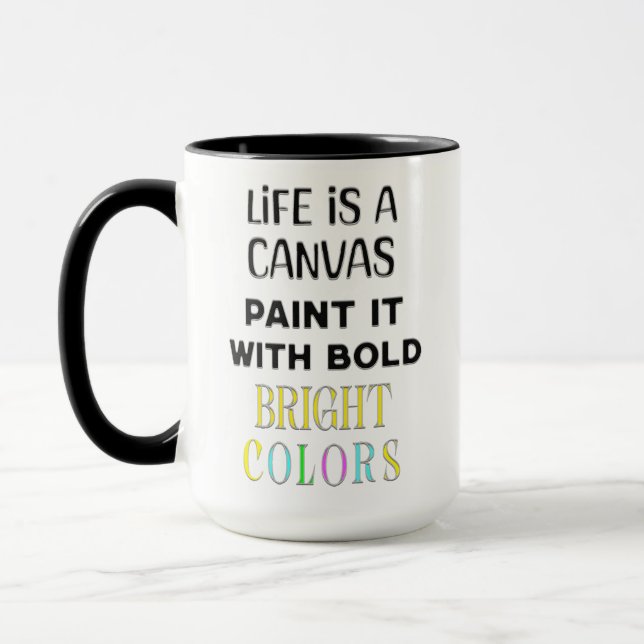 Inspirational Quote Mug (Left)