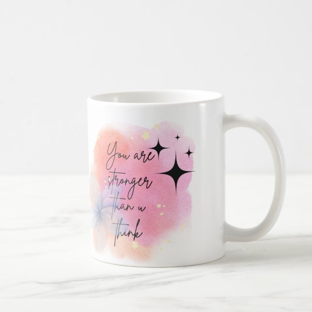 Inspirational quote mug (Right)