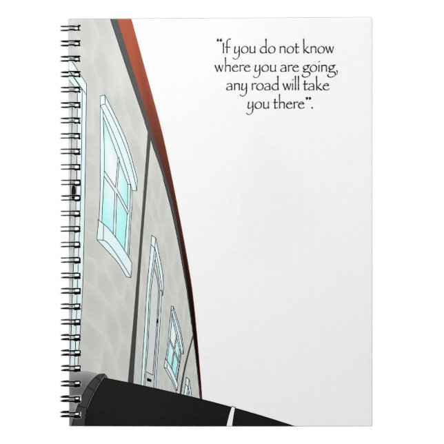 Inspirational Quote Notebook. Notebook (Front)