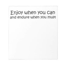 Inspirational quote notepad unique gift idea gifts