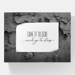 Inspirational Quote On Texture Paperweight