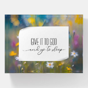 Inspirational Quote On Wildflowers Paperweight