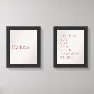 Inspirational Quote Pedestal Sign - Modern Desk De Wall Art Sets