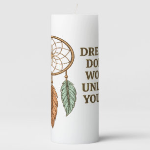 Inspirational Quote Pillar Candle Printable Label 