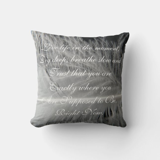 Inspirational Quote Pillow (Front)