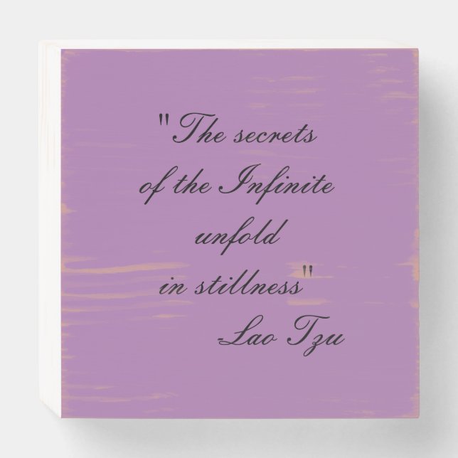 Inspirational Quote Plaque (Front Horizontal)