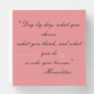 Inspirational Quote Plaque