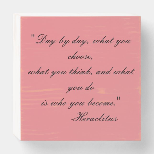 Inspirational Quote Plaque (Front Horizontal)