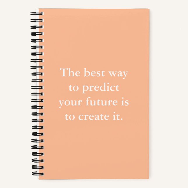 Inspirational Quote Positive Affirmation Notebook (Front)