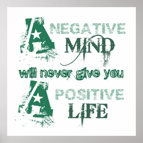 Inspirational Quote Positive Life Meaning Poster