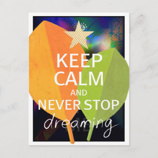 INSPIRATIONAL QUOTE POSTCARD