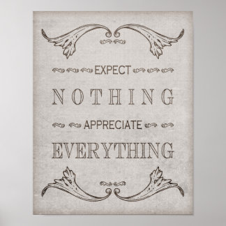 Inspirational quote poster