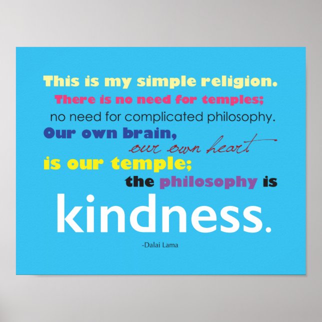 Inspirational Quote Poster (Front)