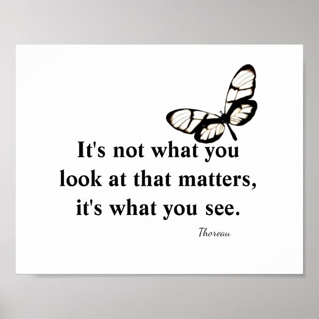 inspirational quote poster black and white (Front)