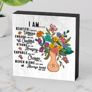 Inspirational Quote/Sayings/Dragonfly Wooden Box Sign
