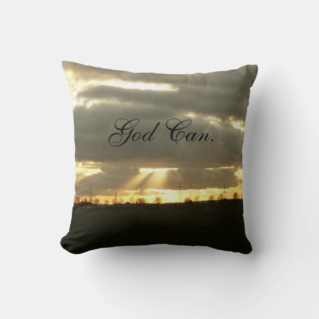 Inspirational Quote--Spiritual Quote Pillow (Front)