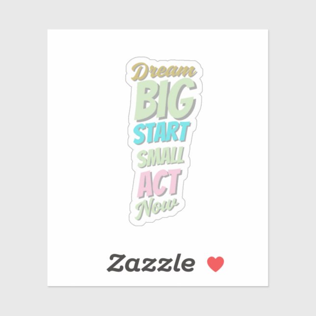 Inspirational Quote Sticker  (Sheet)