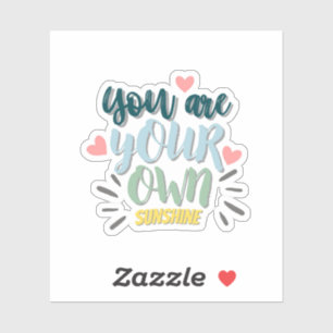 Inspirational Quote Sticker