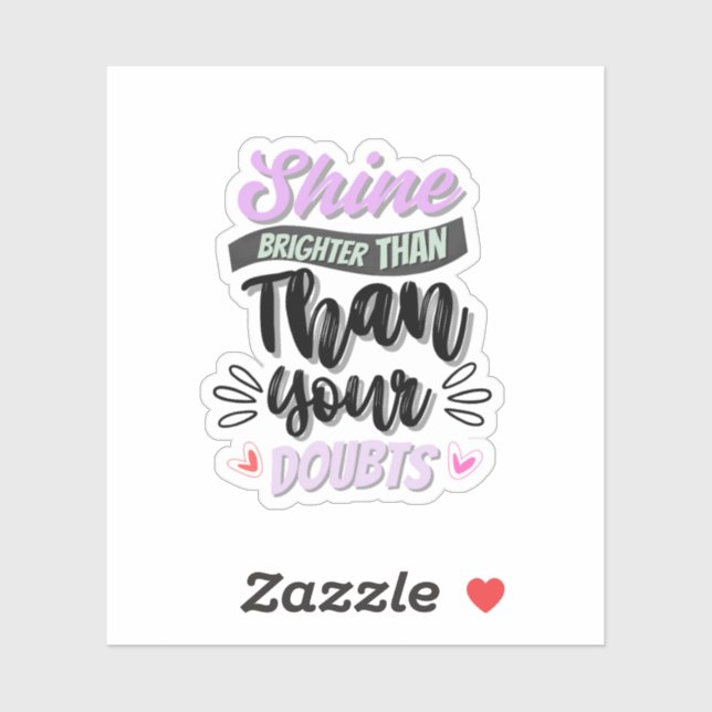 Inspirational Quote Sticker  (Sheet)