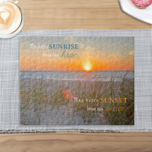 Inspirational Quote Sunrise Painting
