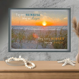 Inspirational Quote Sunrise Painting Photo Print
